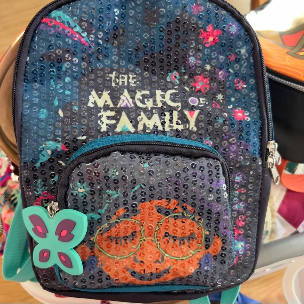 Disney Encanto magic family sequined little girl backpack